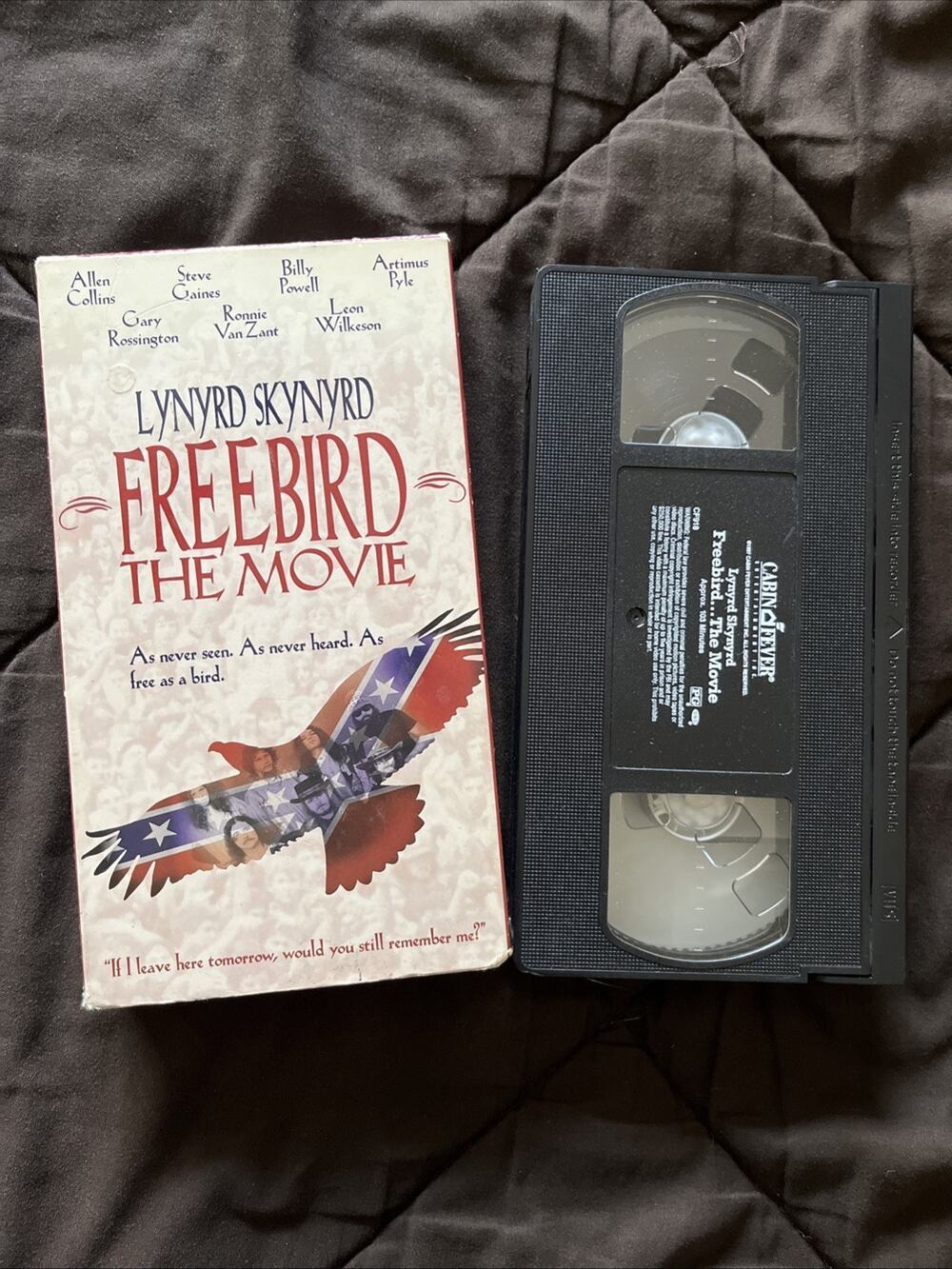 Lynyrd Skynyrd Freebird The Movie VHS Vintage Concert Documentary Tape 1997